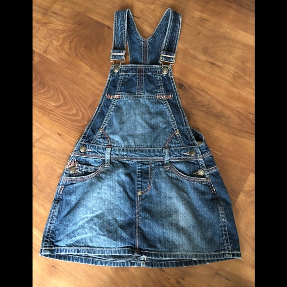 Guess Dresses & Skirts - Guess jeans overalls skirt size 1 / 2 XS #B